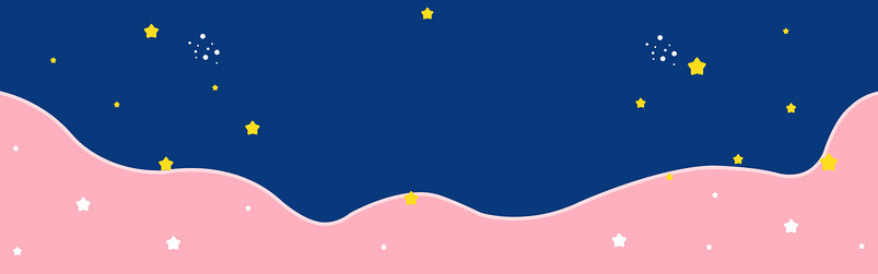 卡通天空星星女童鞋子海报背景