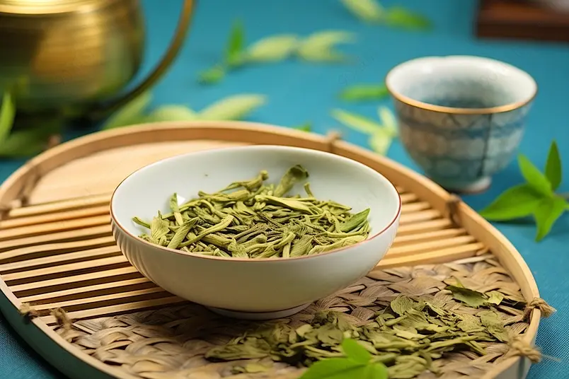 茶艺茶道春茶龙井绿茶摄影实拍、