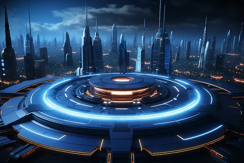 未来派城市新能源电池板监控