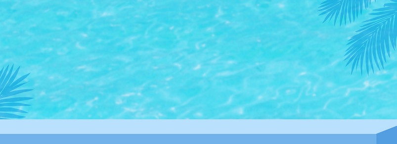 蓝色夏日清凉水波纹理女凉鞋箱包海报背景