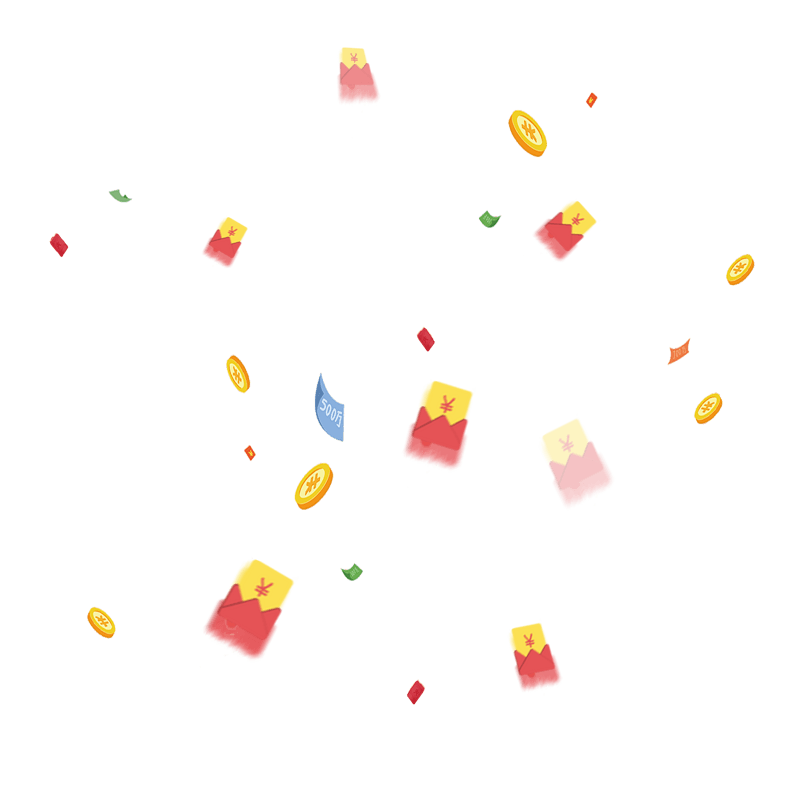 金币红色红包元素