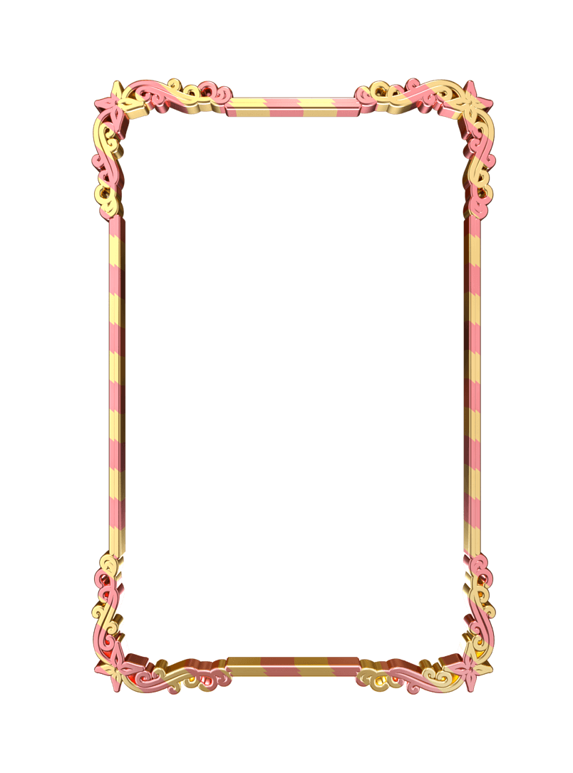 精致粉金金属立体边框