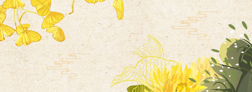 24节气秋分中国风背景banner