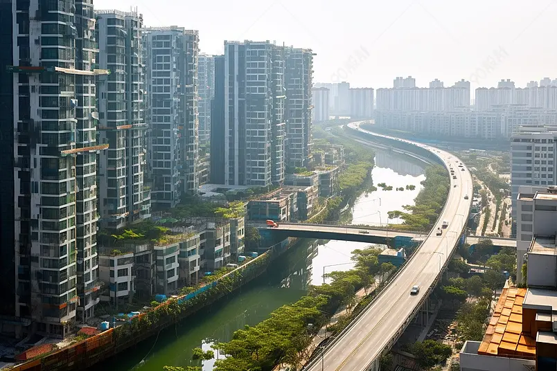 高清的图片海报设计背景广告设计素材元素城市建筑房地产建筑群