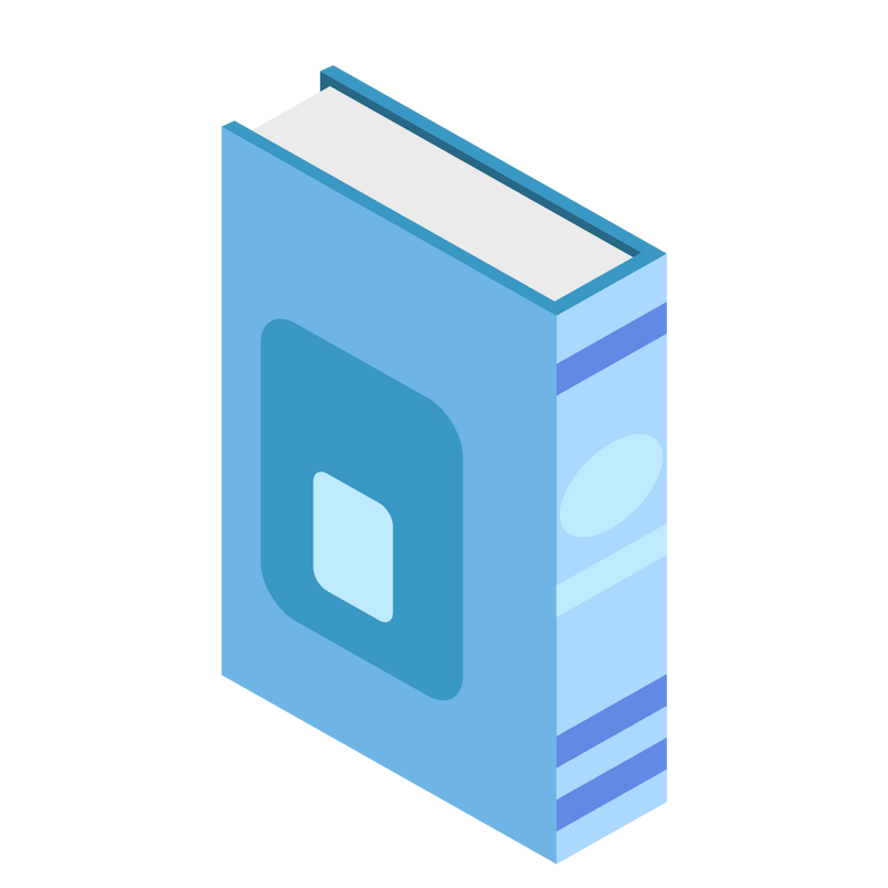 书籍书本ui图标25d