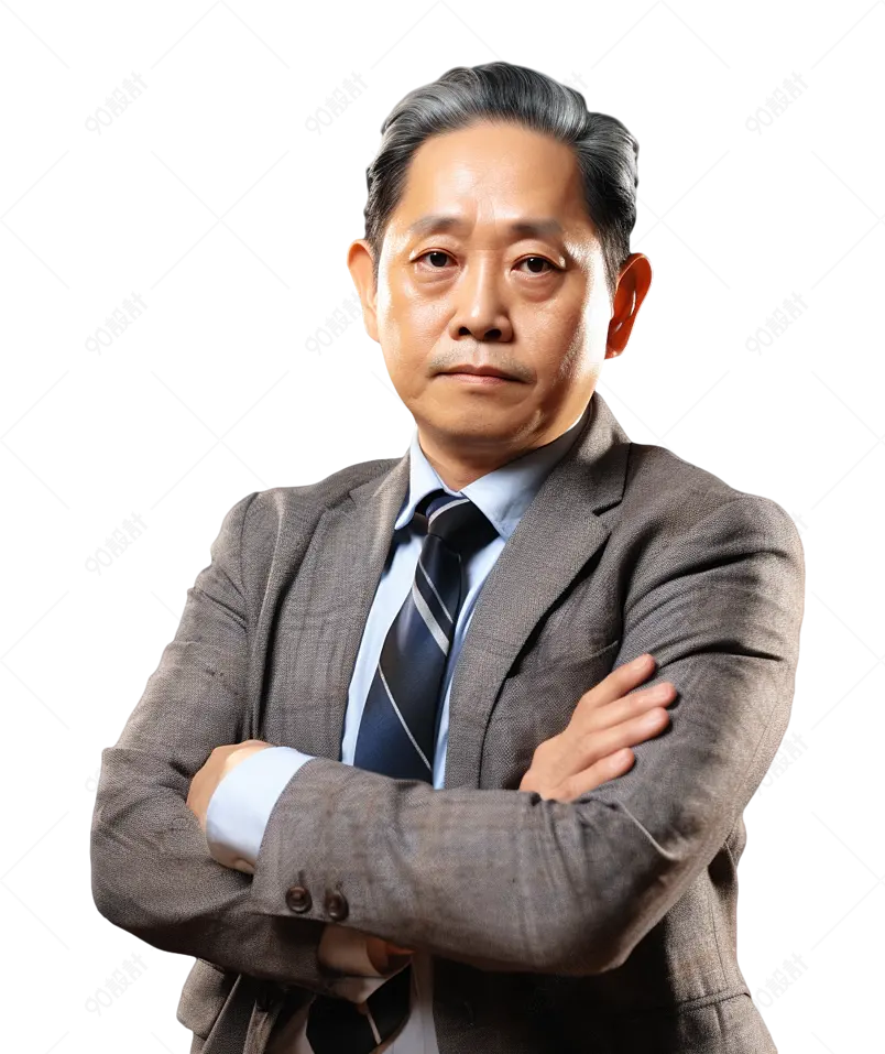 商业商务男士人士西装打领带