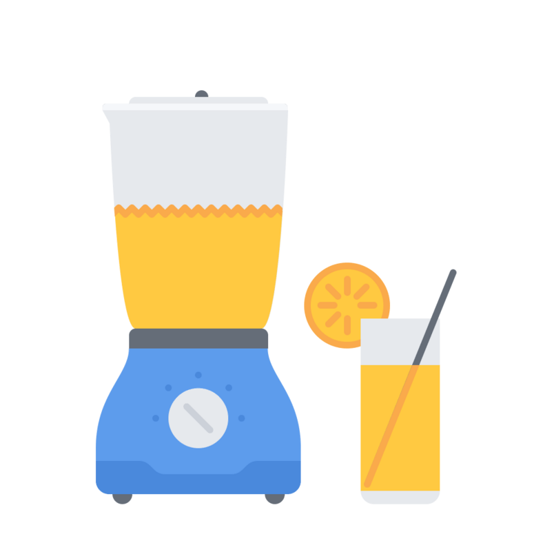 榨汁机果汁矢量元素免抠素材图标