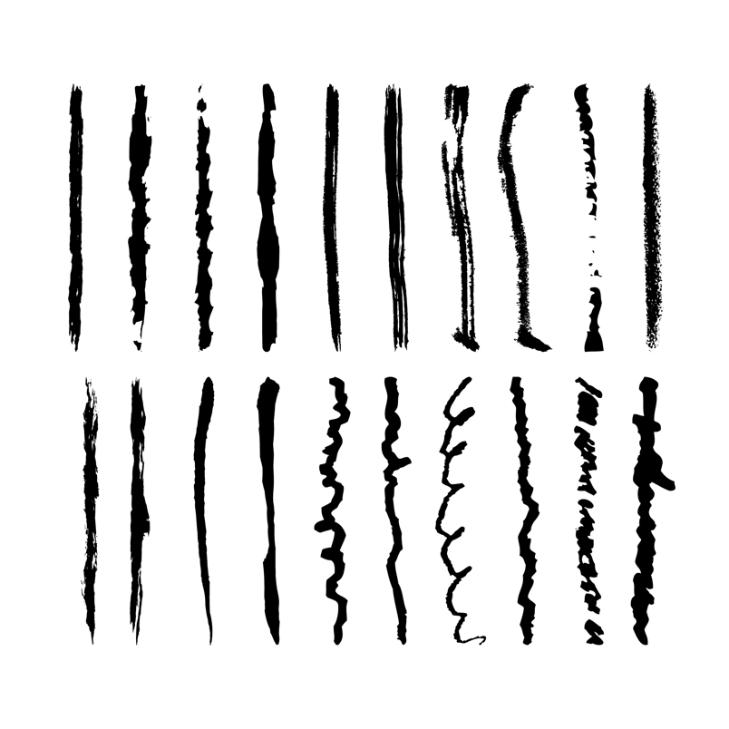 中国风水墨笔刷素材合集