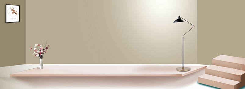 温馨室内简约箱包单鞋高跟鞋全屏海报背景图