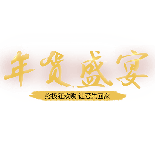 年货盛宴艺术字