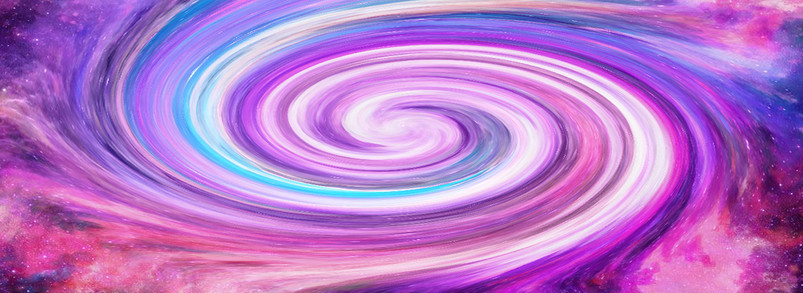 梦幻星空渐变主题海报