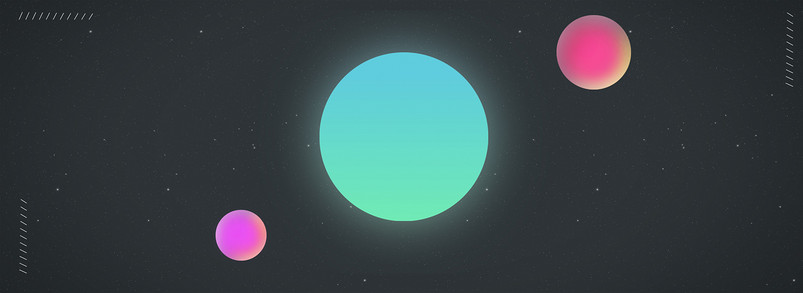 渐变黒双十一男女服装折扣促销活动