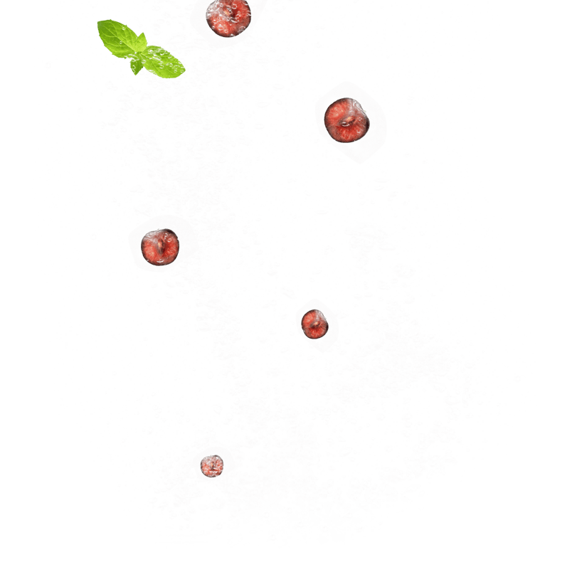 清新水果冰块冰晶元素
