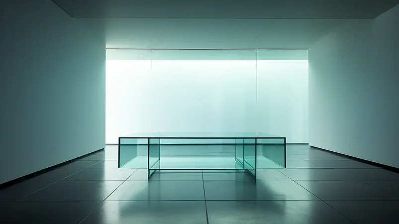 透明玻璃隔断数字艺术