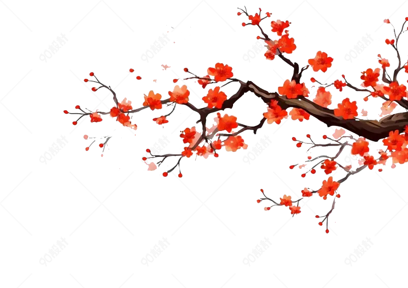 中国风腊梅花卉素材