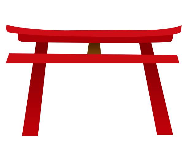 日系红色门头图