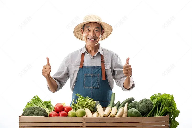 菜农点赞有机蔬菜喜悦丰收