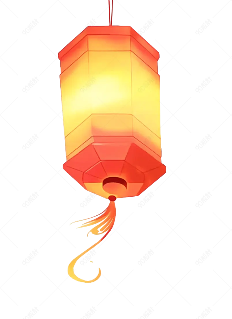 元宵节传统节日气氛灯笼元素