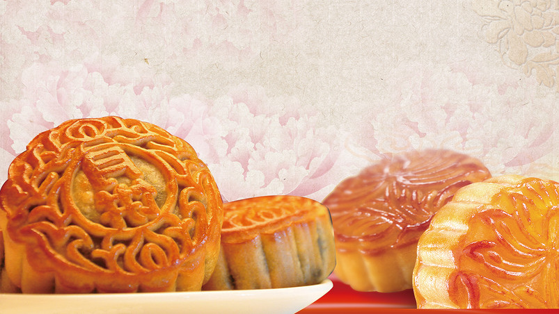 中秋节佳节食品海报