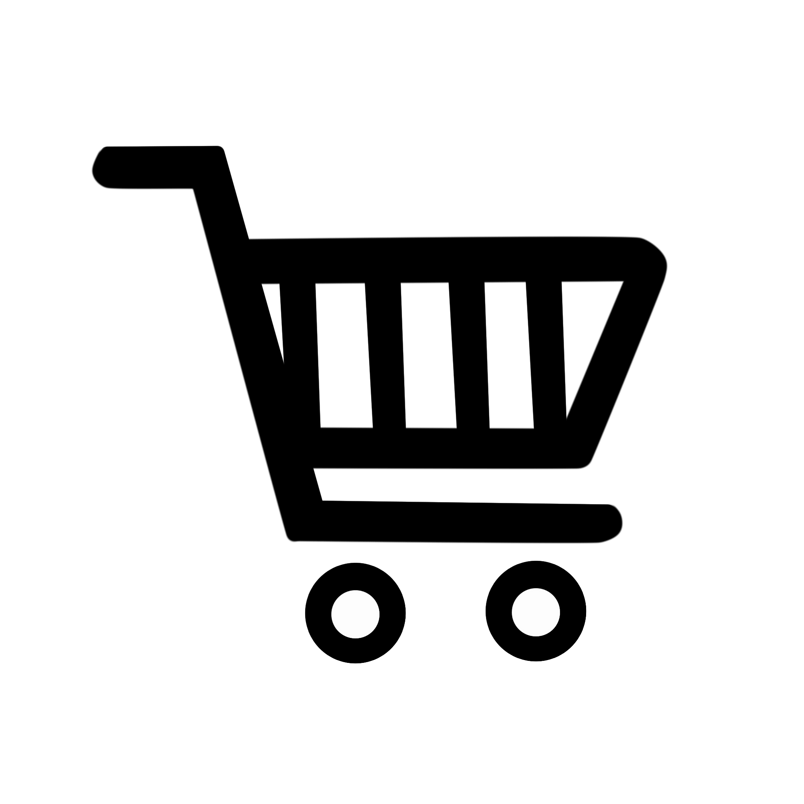 商场超市购物车简约图标元素