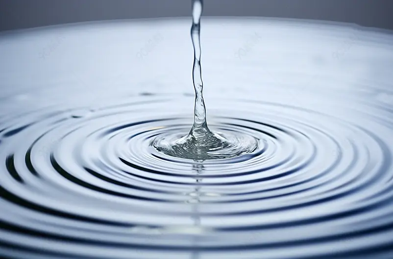 水滴和水波纹