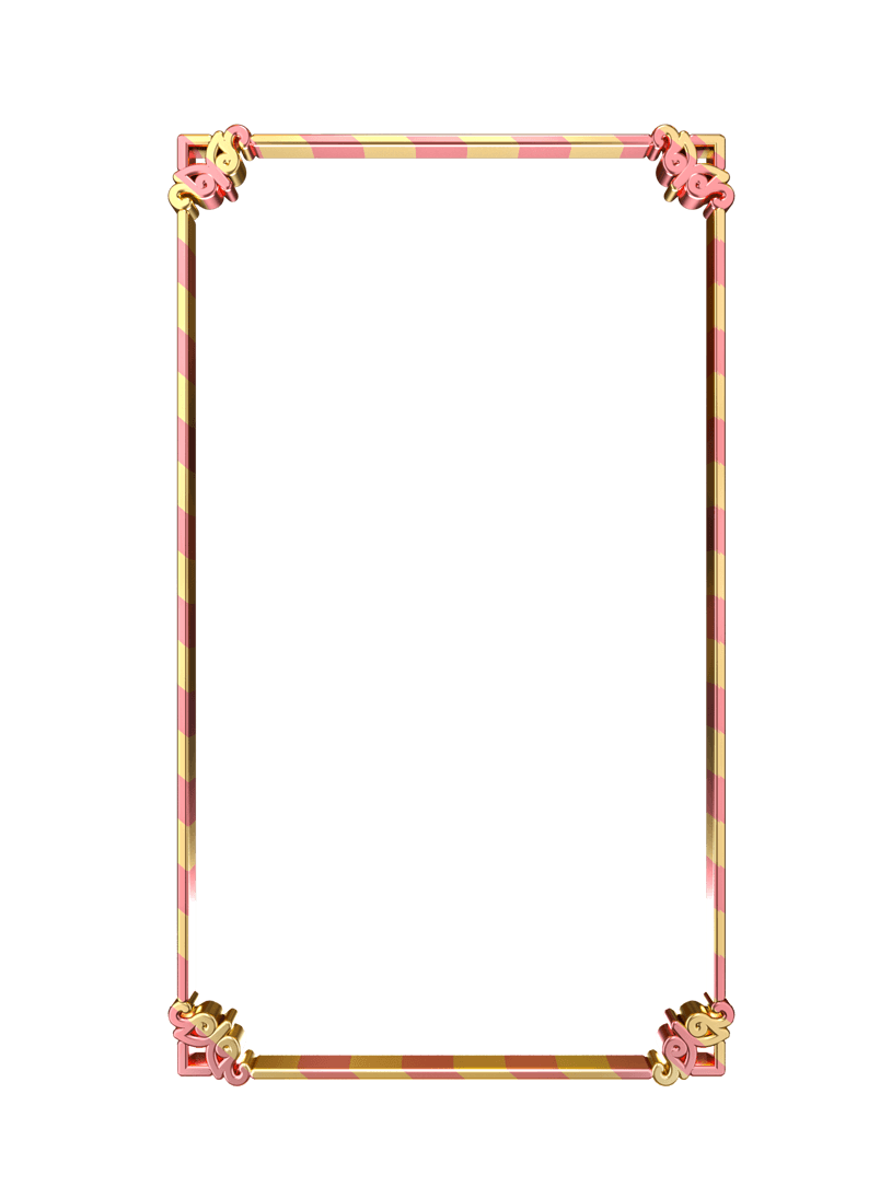 精致粉金金属立体边框