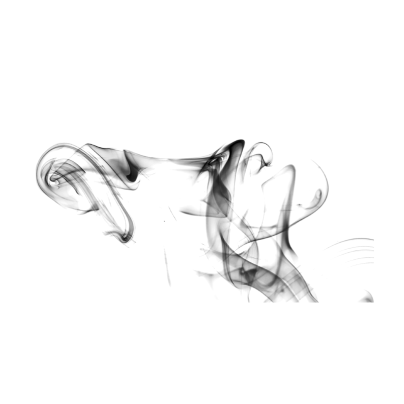 水彩黑色个性水墨画