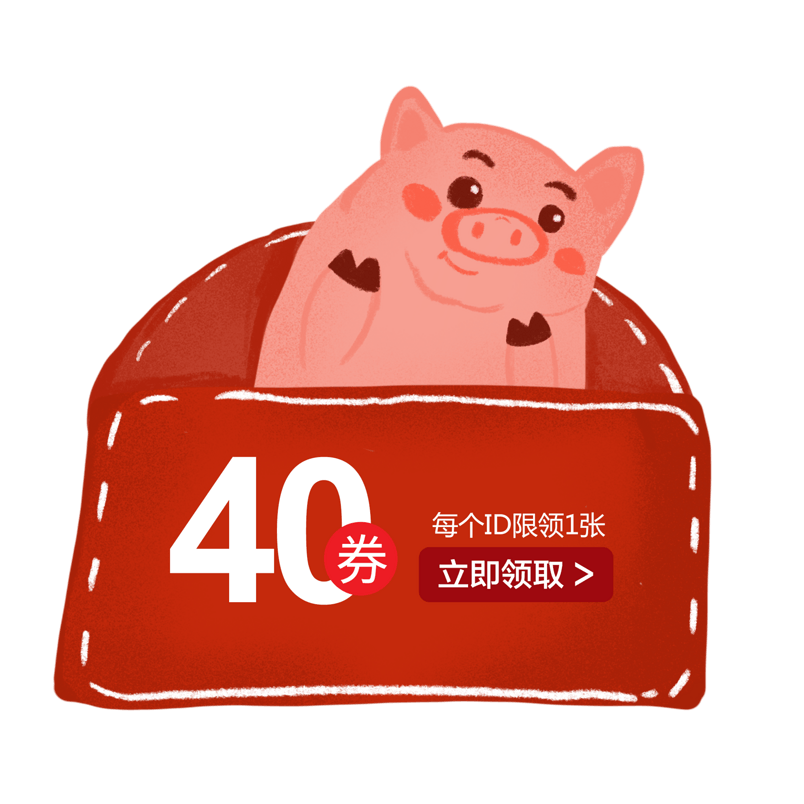 创意猪年电商优惠券