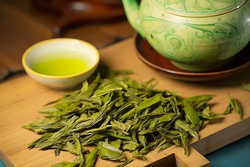 绿茶茶叶茶道春茶龙井绿茶广告