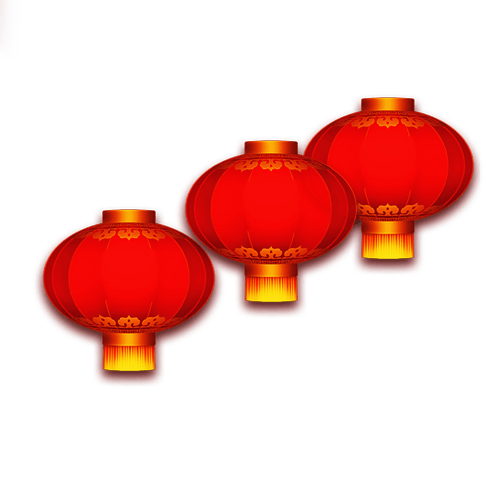 喜庆新年红色灯笼