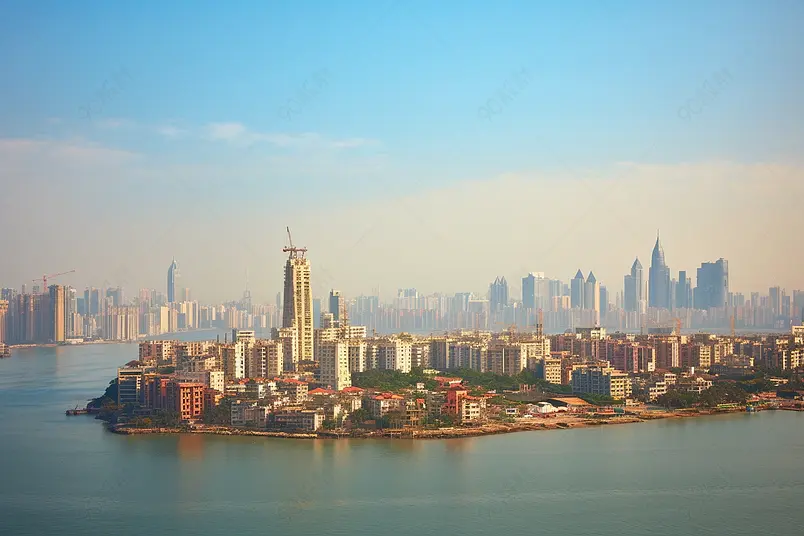 厦门旅游城市建筑群户外摄影