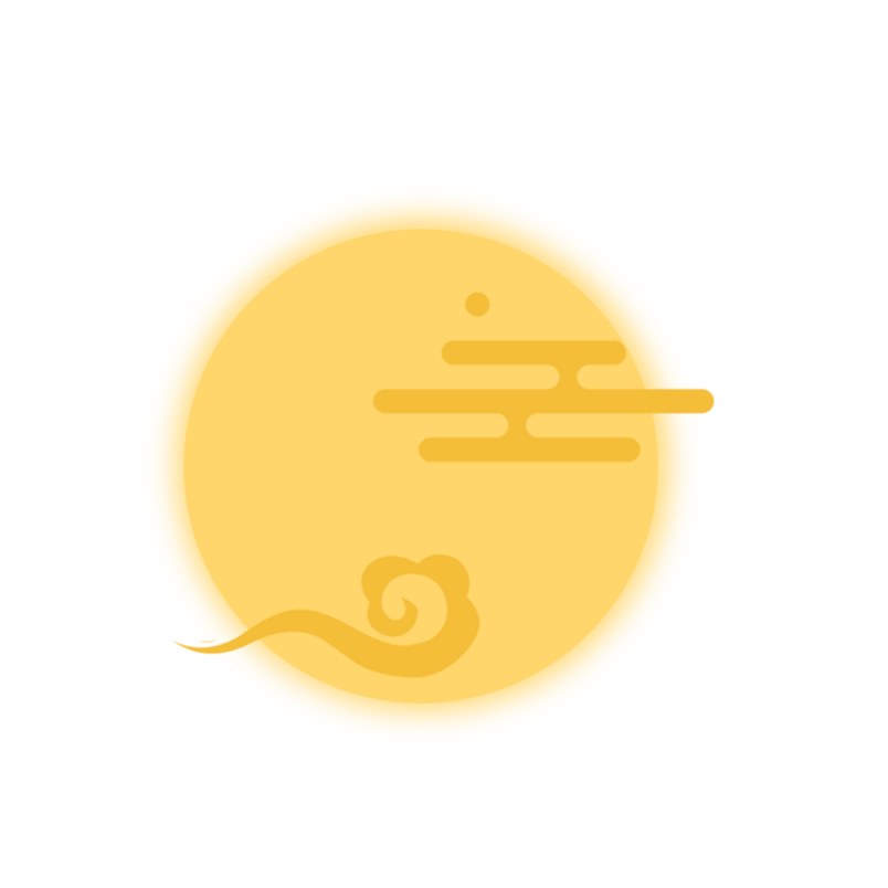 中国风中秋月亮节日效果
