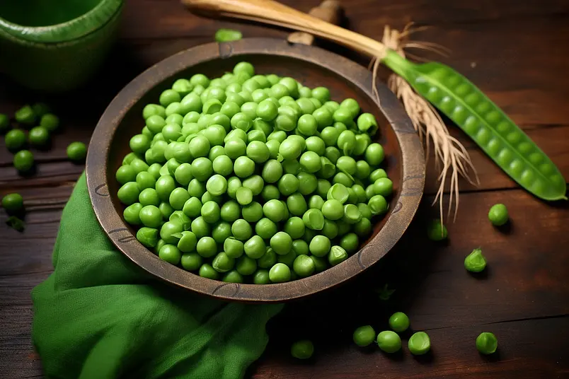 绿色有机新鲜豌豆米荷兰豆营养