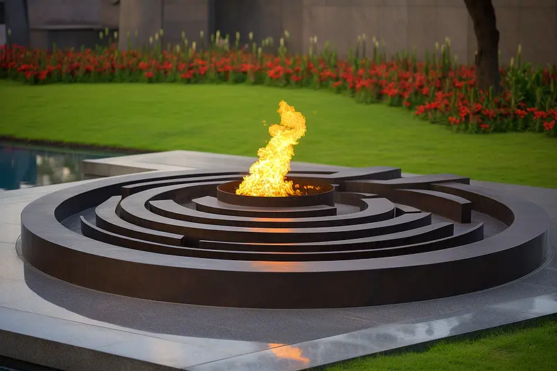 南京雨花台烈士陵园长明火