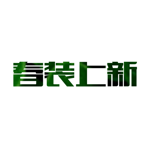 春装上新艺术字
