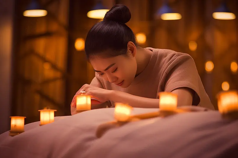 清晰的摄影图高清的图片海报设计背景广告设计素材元素女性spa技师肩部按摩