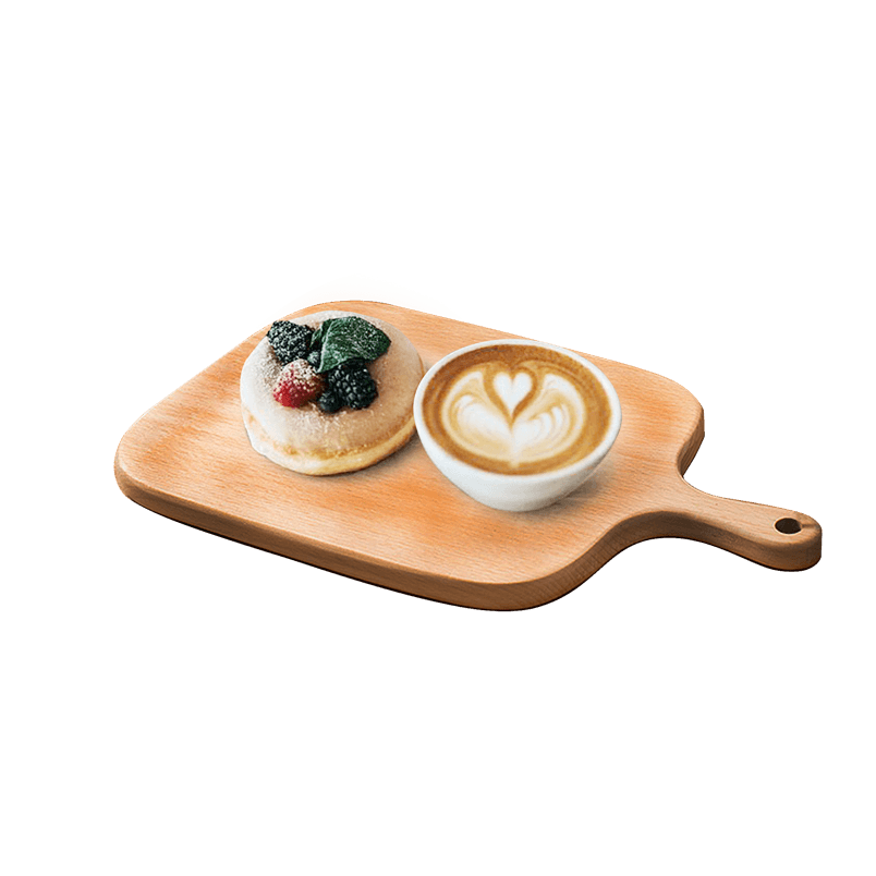 下午茶面包奶茶高清PNG素材