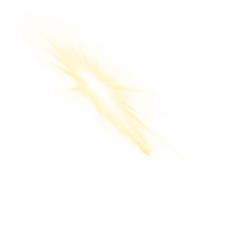 矢量黄色灯光光效元素