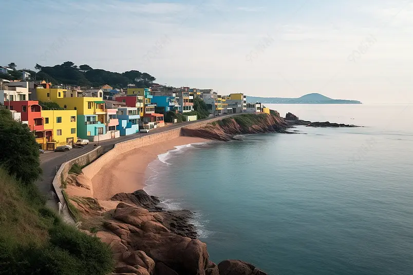 东山岛的小渔村