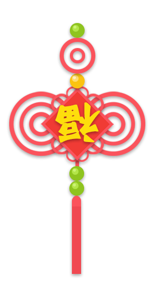 中国结剪纸PSD源文件