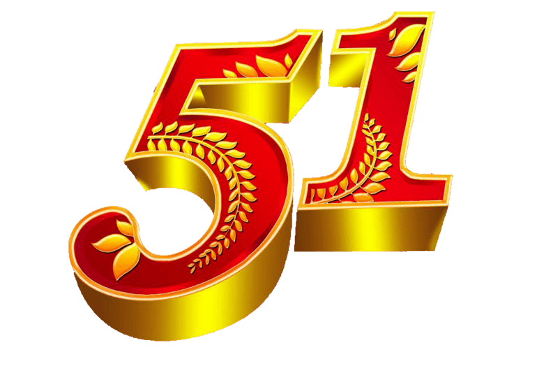 51劳动节立体字