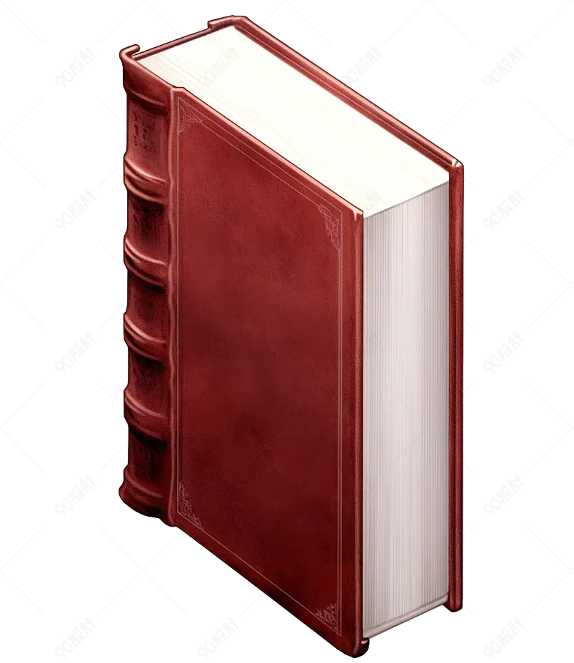 一本棕色的书本厚实的词典书