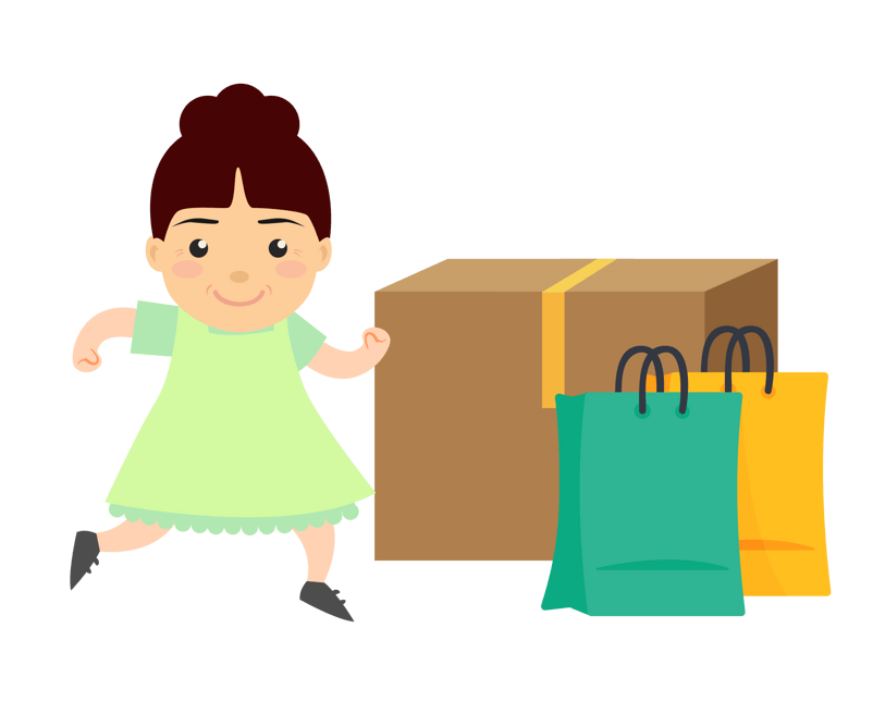 购物买商品消费顾客买家