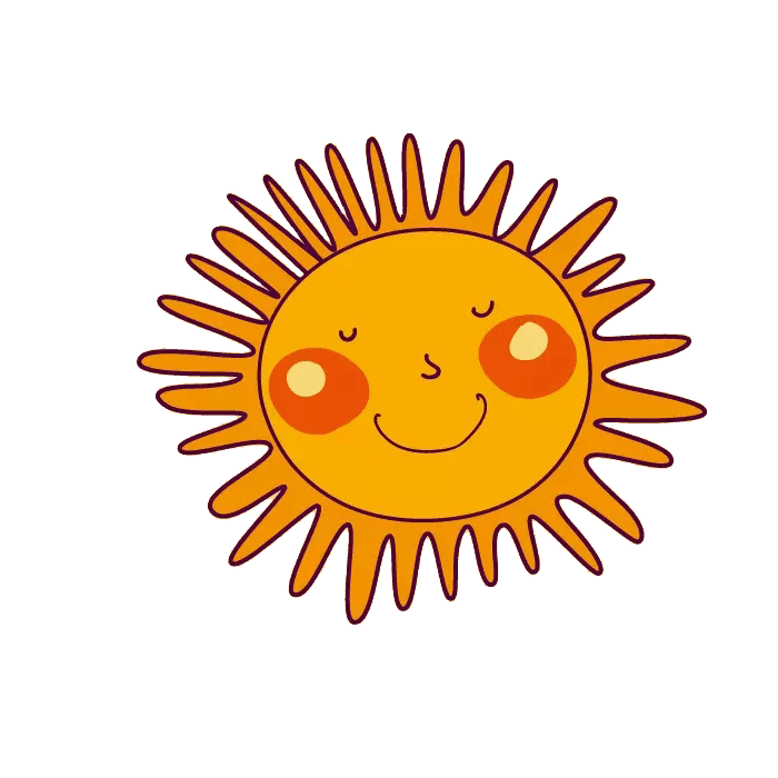卡通太阳素材