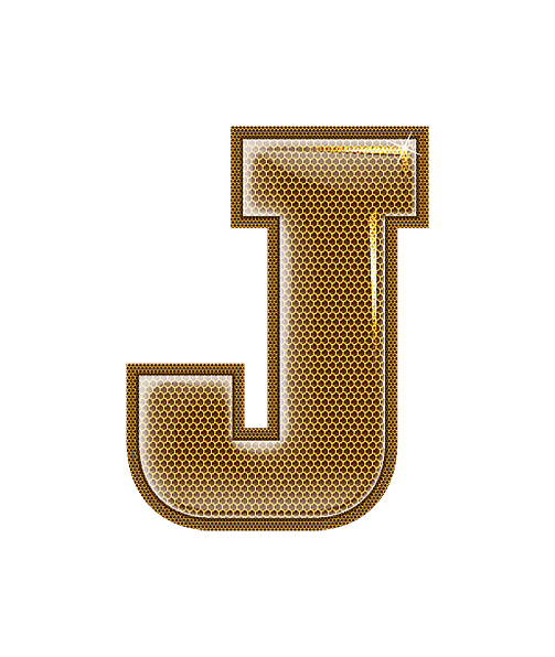 金属网字母J