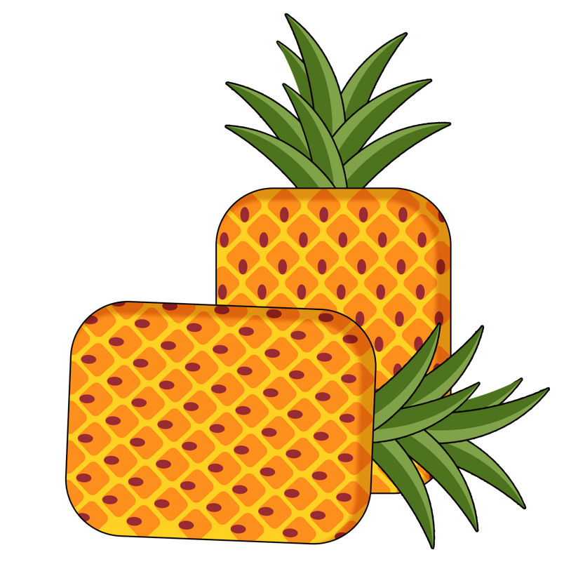 卡通菠萝png素材