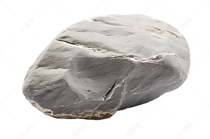 粗糙灰色圆石鹅卵石石头石块