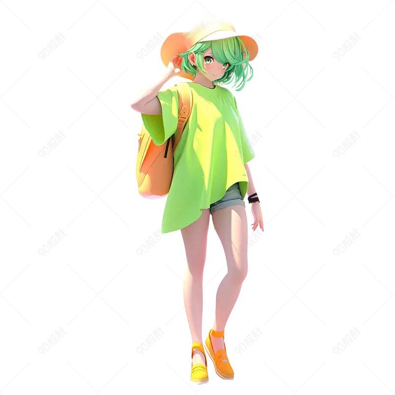 购物女孩时尚潮流多巴胺洛丽塔穿搭