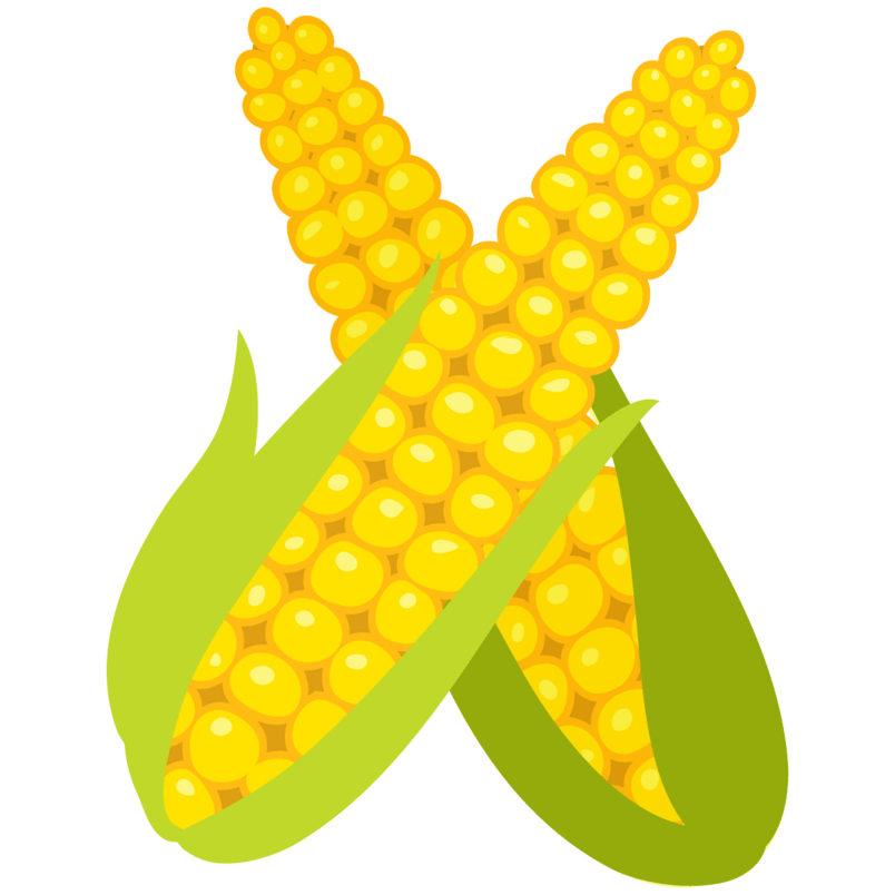 卡通蔬菜水果字母X