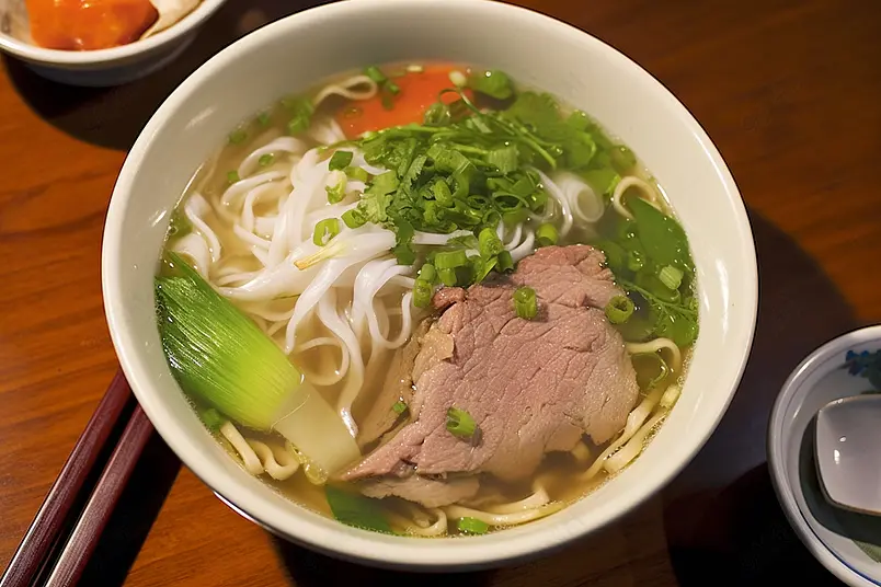 特色越南美食牛肉米粉